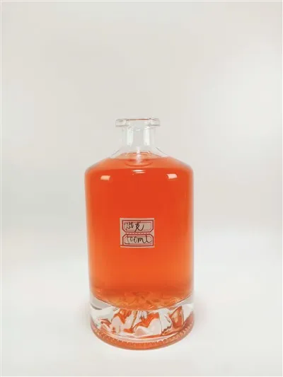 Ampolla de vidre d'alcohol de vodka de 500 ml