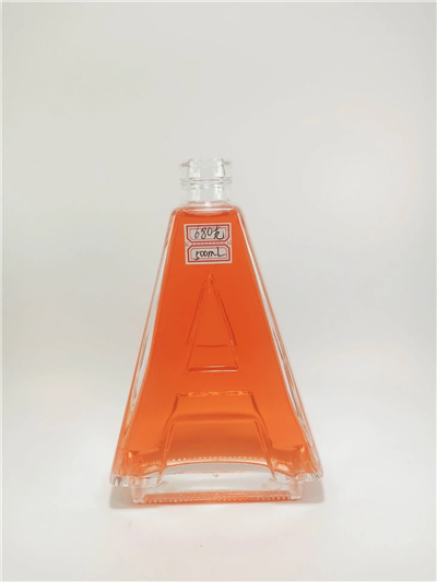 Ampolla de licor transparent