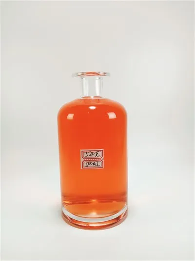 Ampolla de vidre de licor de whisky de 500 m de ronda